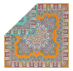 Seidentuch Aqua Terracotta